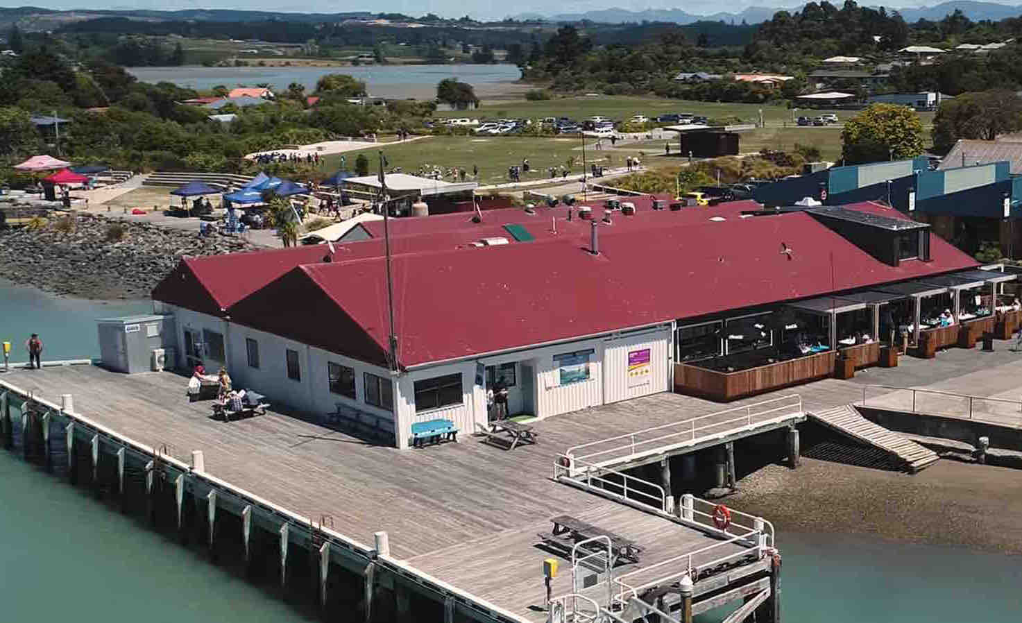 mapua wharf ariel